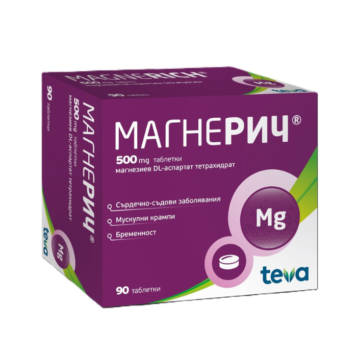 МАГНЕРИЧ ТАБЛ. 500 МГ Х 90