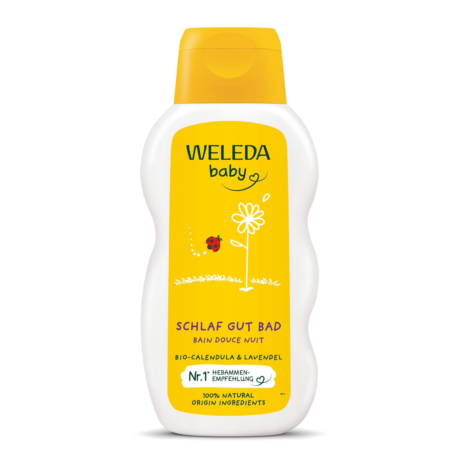 WELEDA BABY МАСЛО ЗА ВАНА ЗА СПОКОЕН СЪН С НЕВЕН 200 МЛ