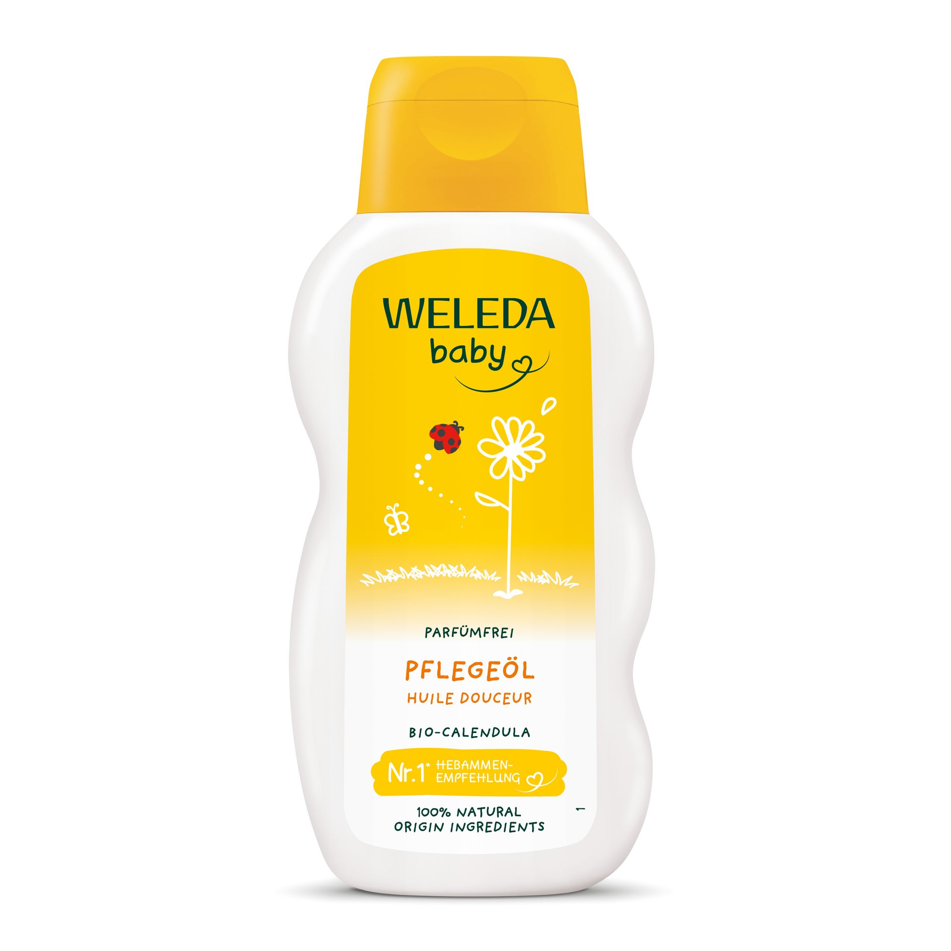 WELEDA BABY ОЛИО ЗА ПОЧИСТВАНЕ И МАСАЖ С НЕВЕН БЕЗ АРОМАТ 200 МЛ