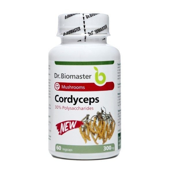 КОРДИЦЕПС ЕКСТРАКТ КАПСУЛИ Х 60 DR. BIOMASTER