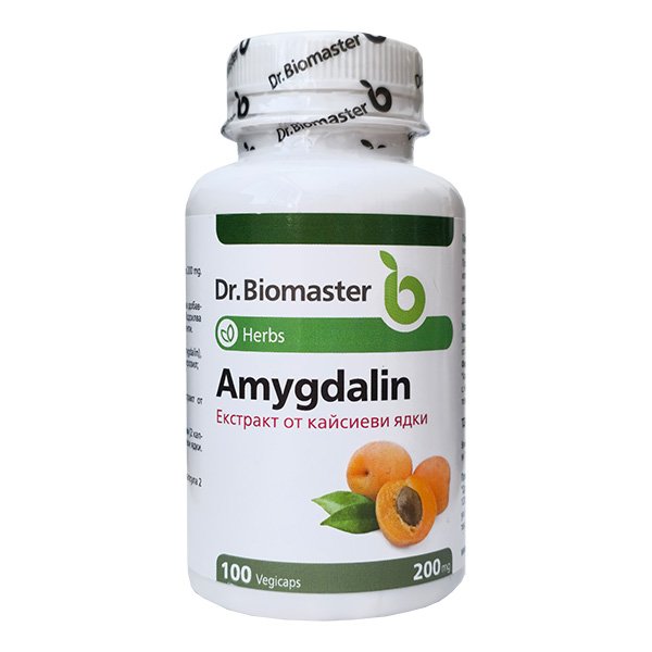 АМИГДАЛИН (ВИТАМИН В17) КАПСУЛИ 200МГ Х 100 DR. BIOMASTER