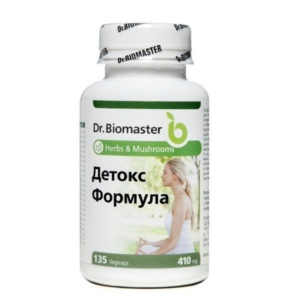 ДЕТОКС ФОРМУЛА КАПСУЛИ 410МГ Х 135 DR. BIOMASTER