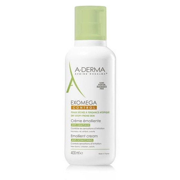 A-DERMA EXOMEGA CONTROL ЕМОЛИЕНТЕН КРЕМ 400 МЛ