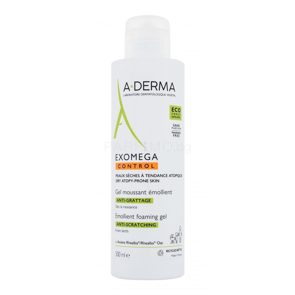 A-DERMA EXOMEGA CONTROL ЕМОЛИЕНТЕН ПЕНЕЩ СЕ ГЕЛ 500 МЛ