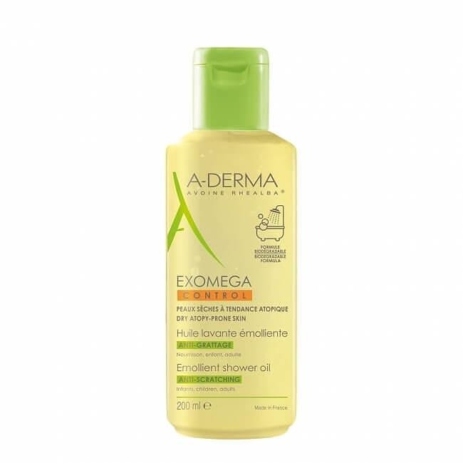 A-DERMA EXOMEGA CONTROL ЕМОЛИЕНТНО ДУШ ОЛИО 200 МЛ