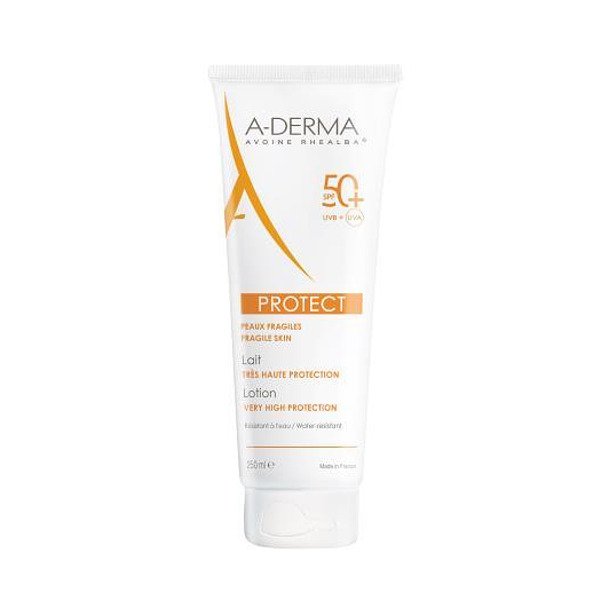 A-DERMA PROTECT СЛЪНЦЕЗАЩИТНО МЛЯКО SPF50+ 250 МЛ