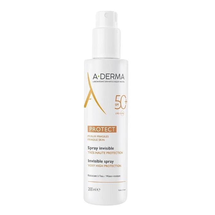 A-DERMA PROTECT НЕВИДИМ СЛЪНЦЕЗАЩИТЕН СПРЕЙ SPF50+ 200 МЛ