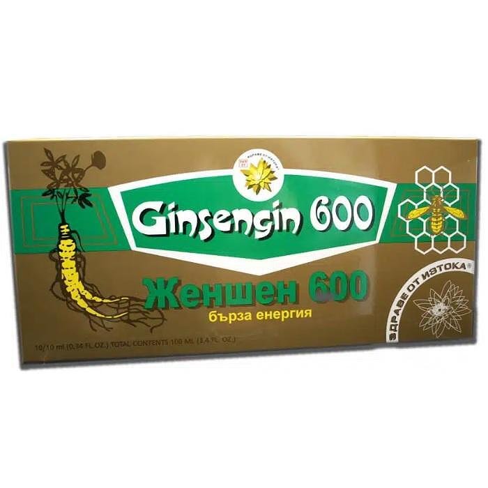 ЖЕН ШЕН 600 ФЛ. 10 МЛ Х 10