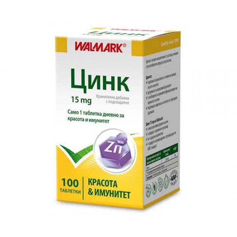 ЦИНК ТАБЛ. 15 МГ Х 100 W