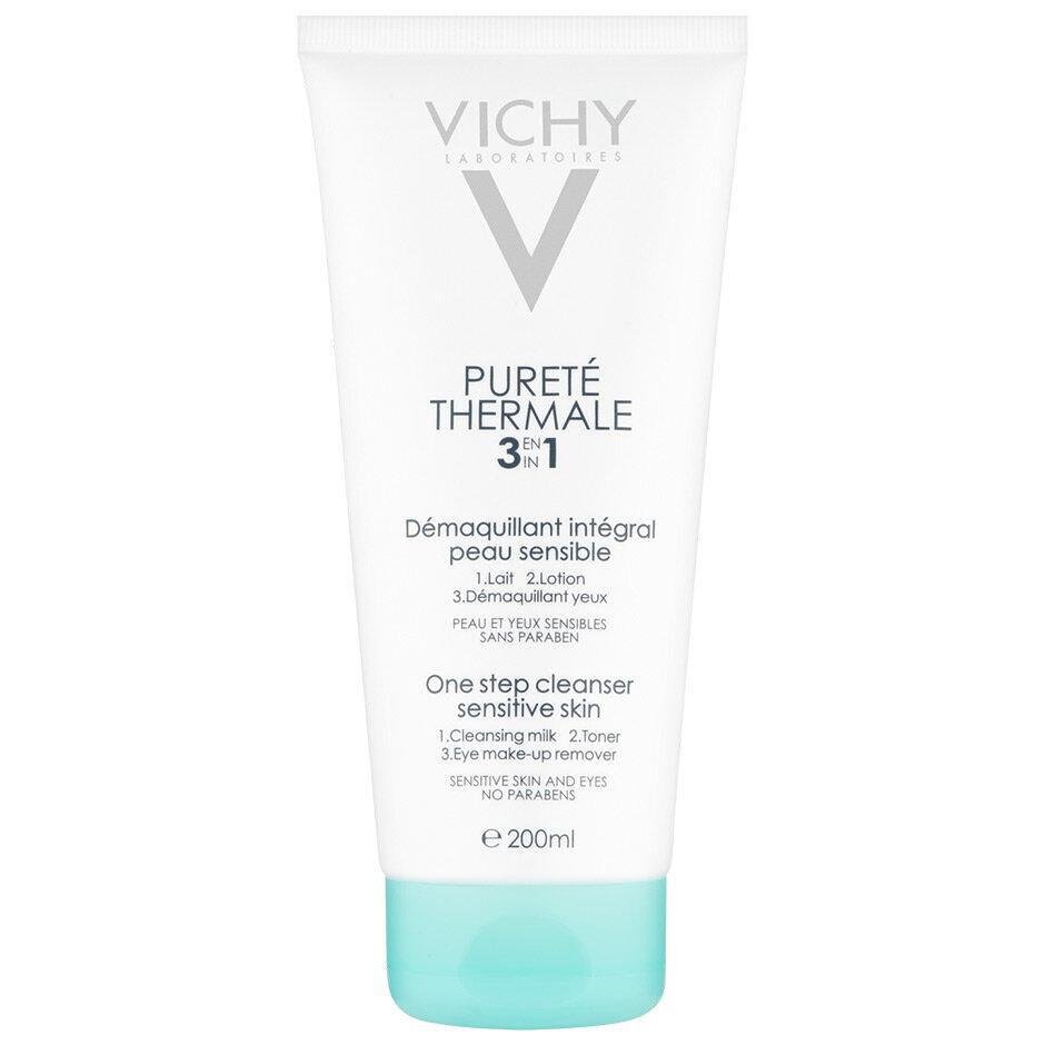 VICHY PURETE THERMALE МЛЯКО ЛИЦЕ 3В1 ДЕГРИМИРАЩО И ПОЧИСТВАЩО 200 МЛ.