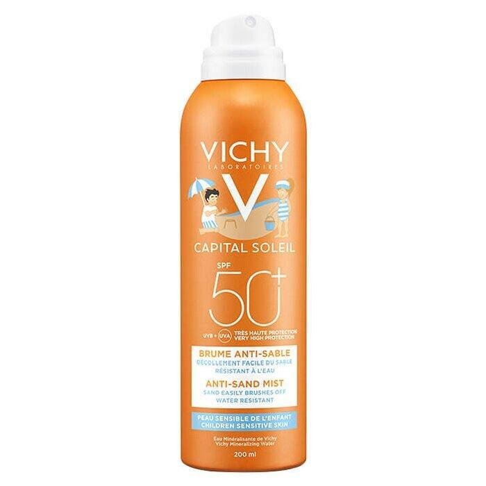 VICHY CAPITAL SOLEIL KIDS SPF50+ СПРЕЙ АЕРОЗОЛ ЗА ДЕЦА АНТИ-ПЯСЪК 200 МЛ
