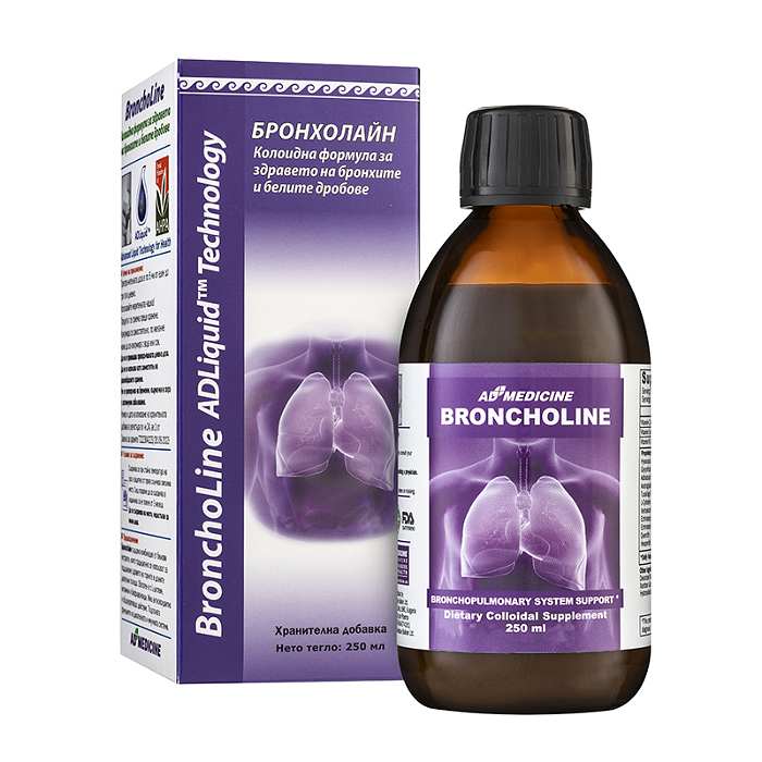 ADLiquid BRONCHOLINE / ЕДЛИКУИД БРОНХОЛАЙН СИРОП 250 МЛ