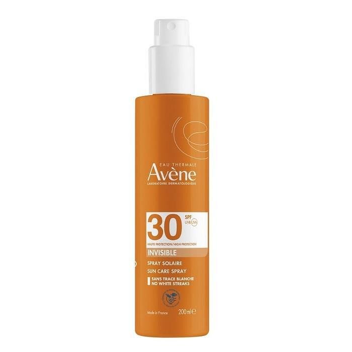 AVENE SUN SPF30 СЛЪНЦЕЗАЩИТЕН НЕВИДИМ СПРЕЙ 200 МЛ