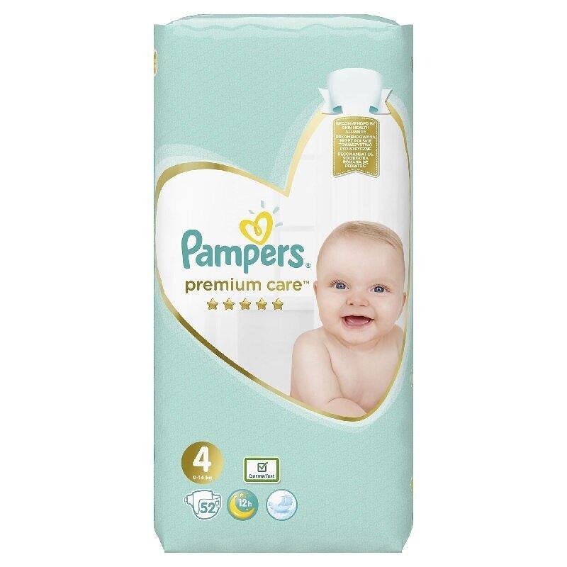 ПАМПЕРС PREMCARE S4 9-14 КГ Х 52 PAMPERS