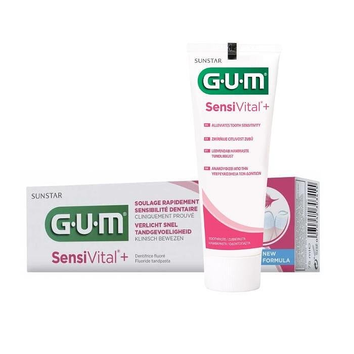 GUM ПАСТА ЗА ЧУВСТВИТЕЛНИ ЗЪБИ SENSIVITAL+ 75МЛ