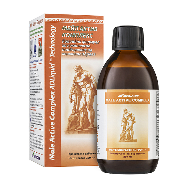 ADLiquid MALE ACTIVE COMPLEX / ЕДЛИКУИД МЕЙЛ АКТИВ КОМПЛЕКС СИРОП 250 МЛ