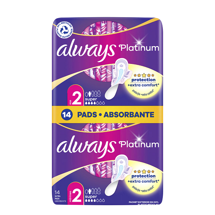 ALWAYS ДАМСКИ ПРЕВРЪЗКИ PLATINUM SUPER ДУО Х 14