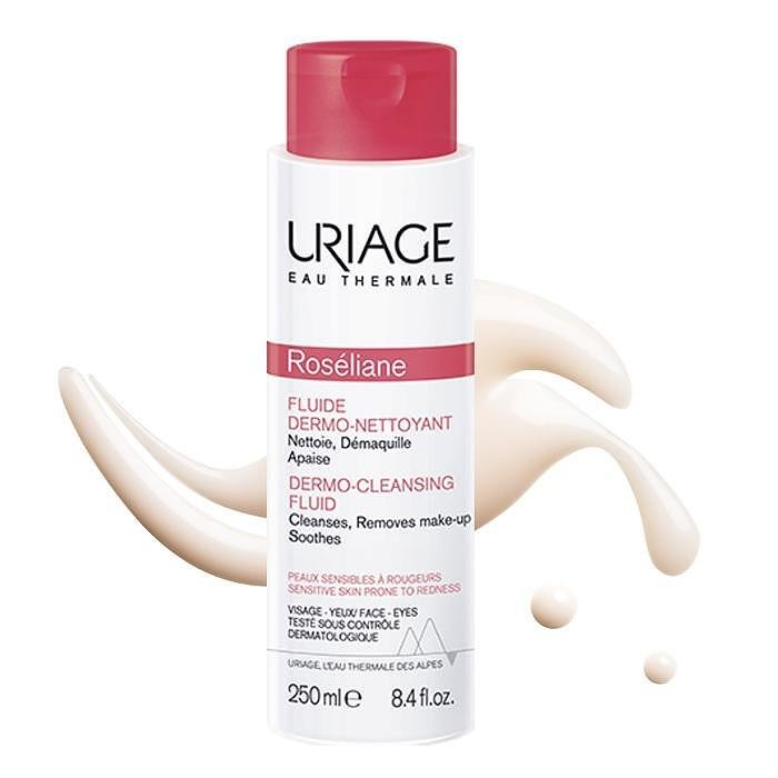 URIAGE ROSELIANE FLUID NETTOYANT ПОЧИСТВАЩ ФЛУИД ЗА ЧУВСТВ. КОЖА 250 МЛ