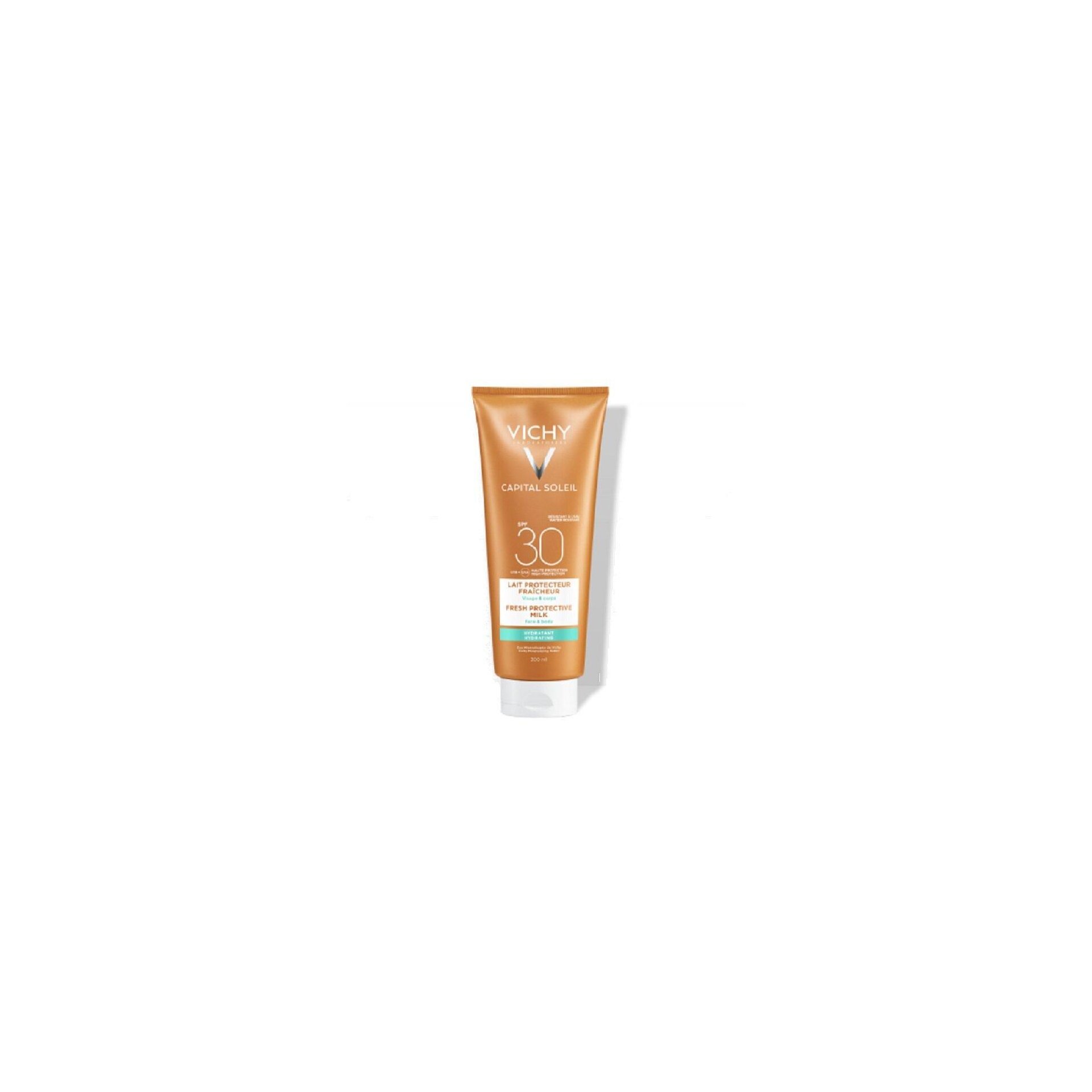 VICHY CAPITAL SOLEIL SPF30 МУЛТИЗАЩИТНО МЛЯКО ЗА ЛИЦЕ И ТЯЛО 300 МЛ