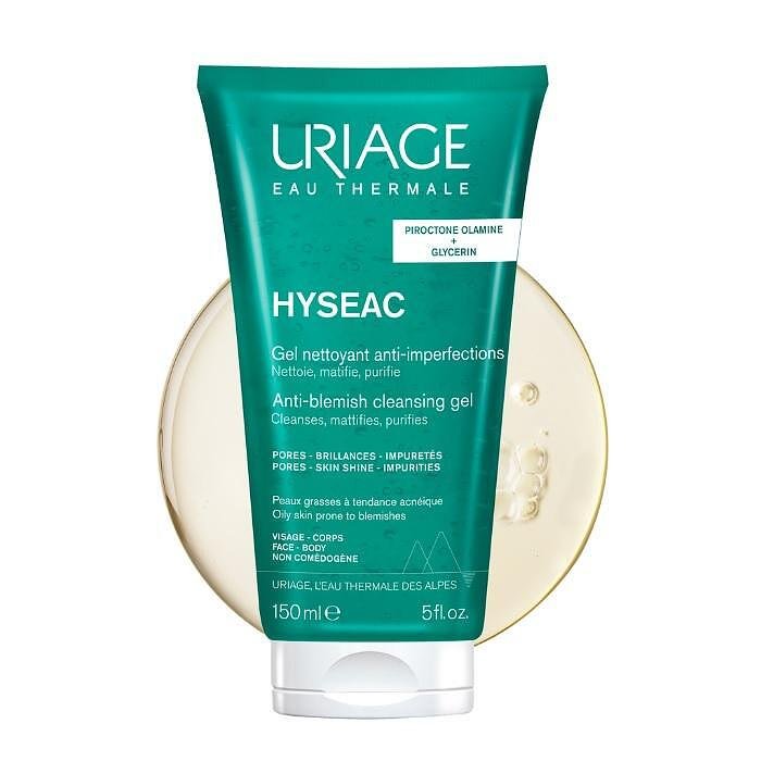 URIAGE HYSEAC GEL NETTOYANT ИЗМИВАЩ ГЕЛ 150 МЛ