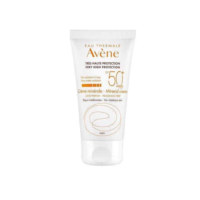 AVENE SUN SPF50+ СЛЪНЦЕЗАЩИТЕН МИНЕРАЛЕН КРЕМ 50 МЛ