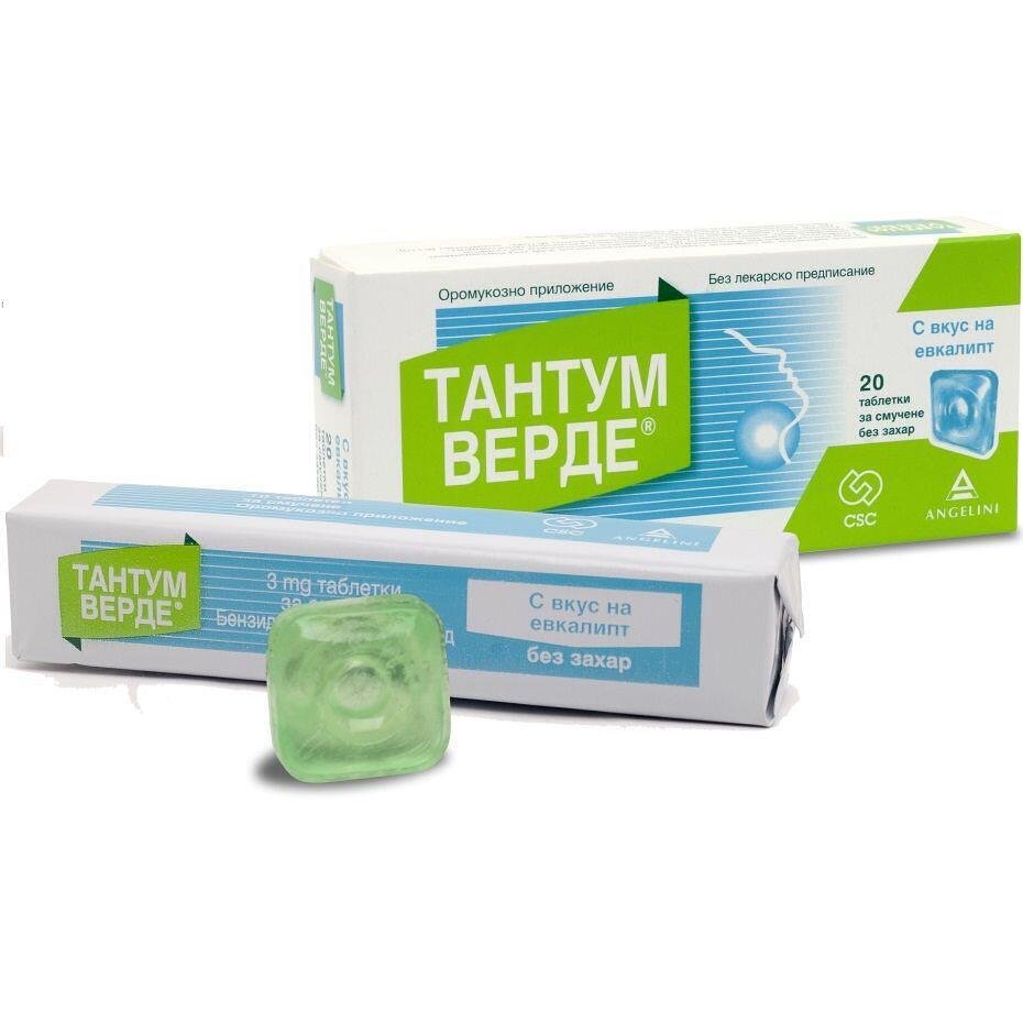 ТАНТУМ ВЕРДЕ ЕВКАЛИПТ ТАБЛ. 3МГ Х 20
