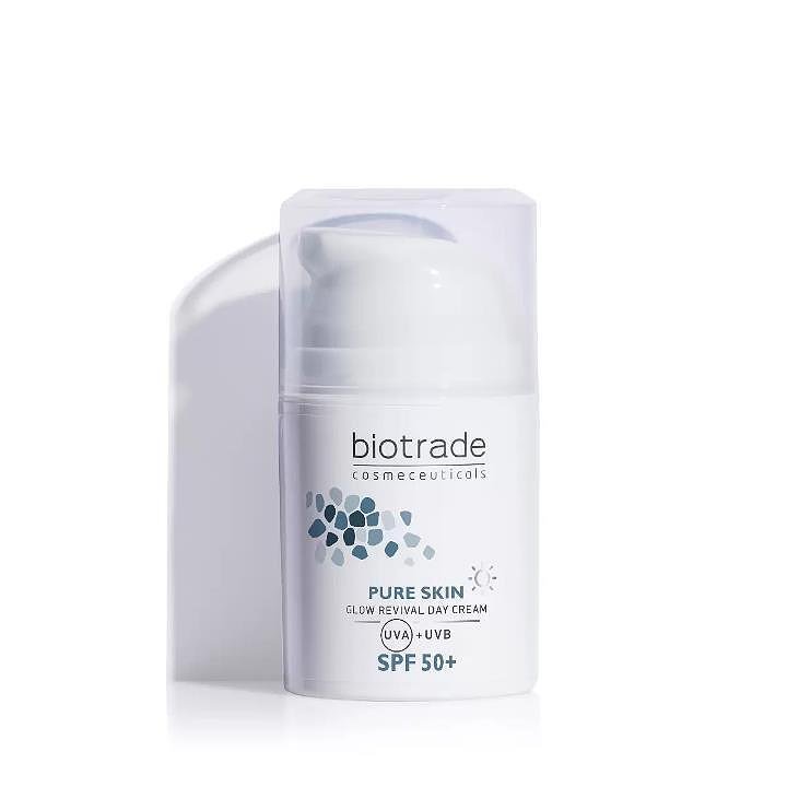 BIOTRADE PURE SKIN ОЗАРЯВАЩ ДНЕВЕН КРЕМ SPF 50+ 50 МЛ