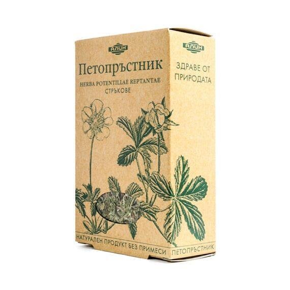 ЧАЙ ПЕТОПРЪСТНИК СТРЪК 50 ГР АЛИН