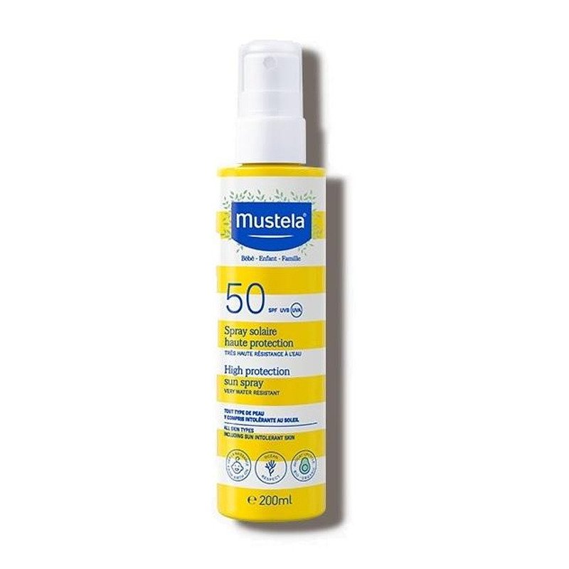 MUSTELA SUN / МУСТЕЛА СЛЪНЦЕЗАЩИТЕН СПРЕЙ SPF50 200 МЛ