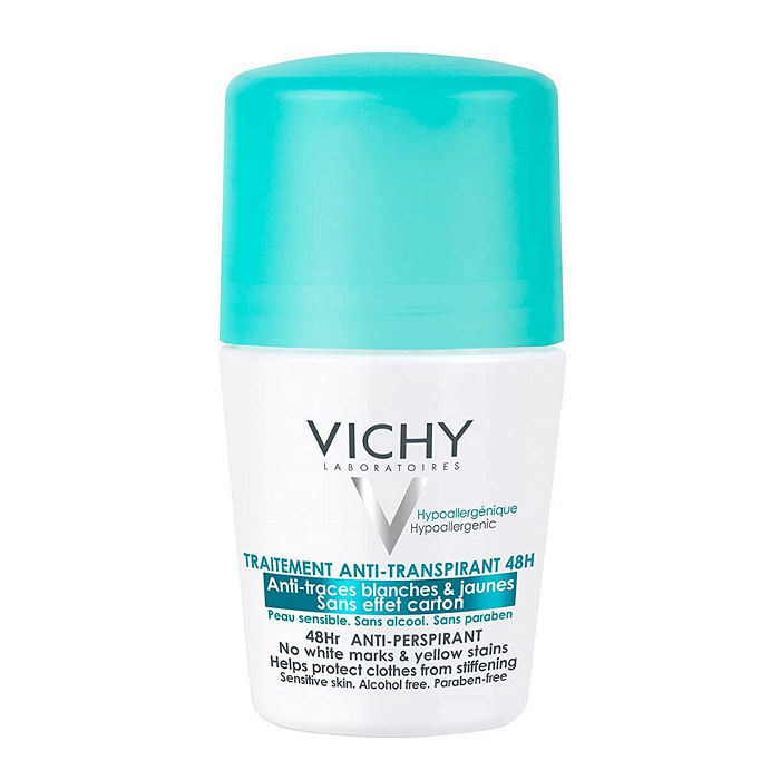 VICHY ДЕЗОДОРАНТ РОЛ-ОН ЕФЕКТ 48Ч БЕЗ БЕЛИ СЛЕДИ 50 МЛ