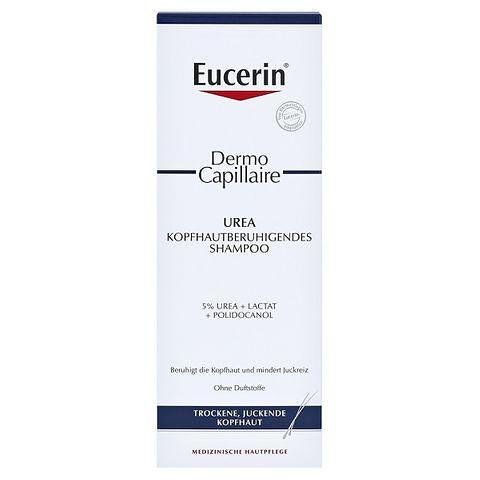 EUCERIN DERMO CAPILLIARE УСПОКОЯВАЩ ШАМПОАН ЗА СУХ СКАЛП С 5% УРЕЯ 250 МЛ