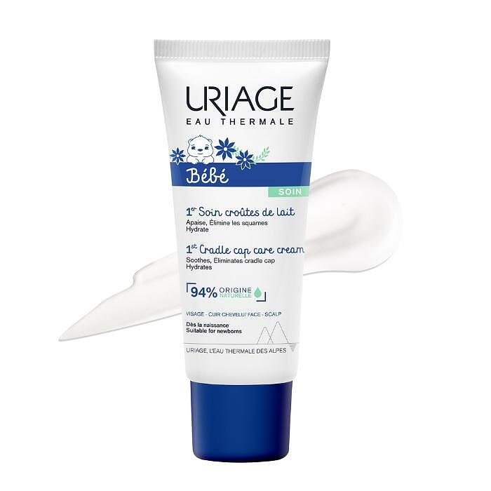 URIAGE BABY 1st SOIN CROUTES DE LAIT КРЕМ ПРИ МЛЕЧНИ КРУСТИ ЗА БЕБЕТА 40 МЛ