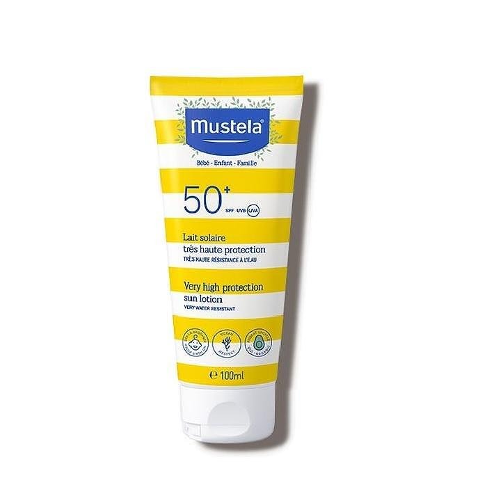 MUSTELA SUN / МУСТЕЛА СЛЪНЦЕЗАЩИТЕН ЛОСИОН SPF50+ 100 МЛ