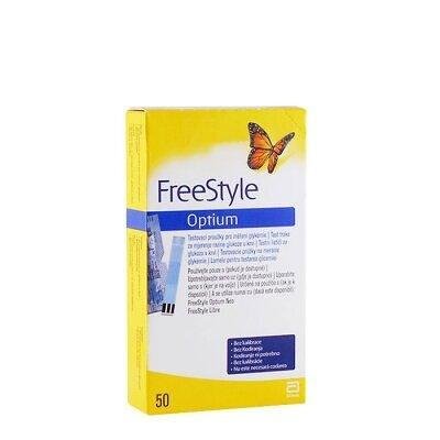 FREESTYLE OPTIUM TEST STRIPS ТЕСТ ЛЕНТИ X 50