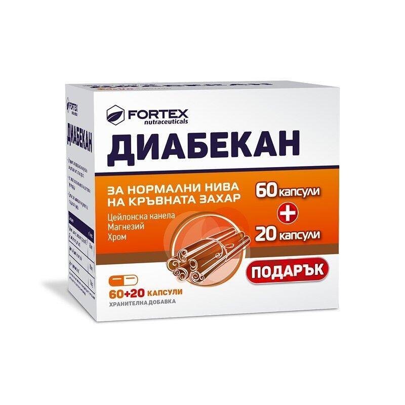 ДИАБЕКАН КАПС. Х 60 + 20