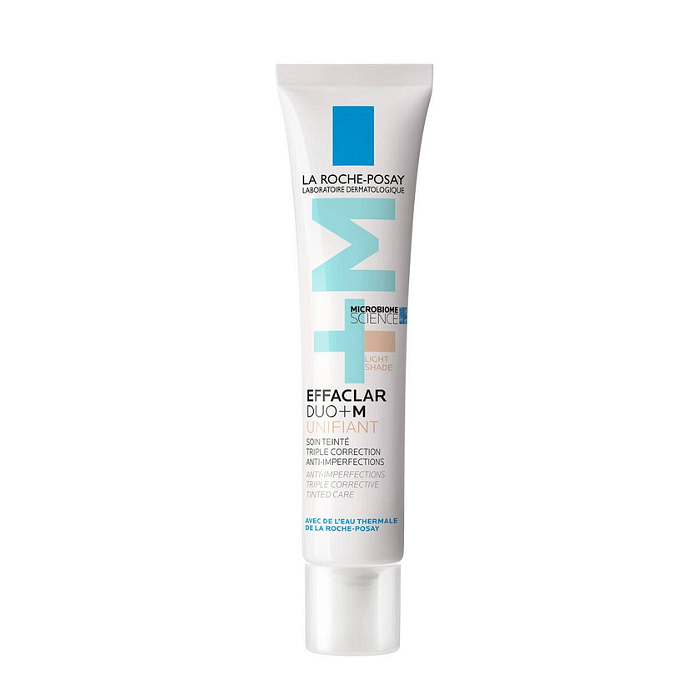 LA ROCHE POSAY EFFACLAR DUO+M UNIFIANT LIGHT КОРИГИРАЩ ОЦВЕТЕН КРЕМ СВЕТЪЛ 40 МЛ