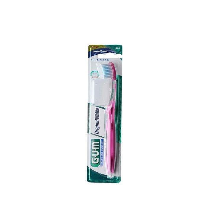 GUM ЧЕТКА ЗА ЗЪБИ ORIGINAL WHITE MEDIUM