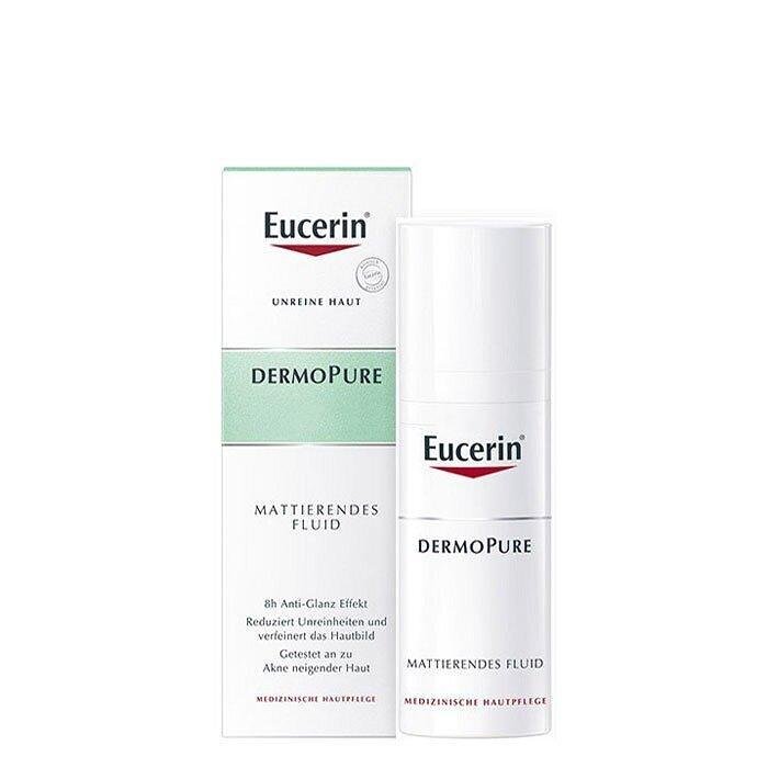 EUCERIN DERMOPURE МАТИРАЩ ФЛУИД ЗА ЛИЦЕ, ЗА КОЖА СКЛОННА КЪМ АКНЕ 50 МЛ