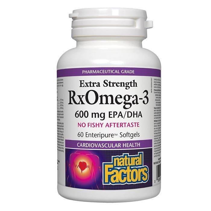 RX ОМЕГА 3 СУПЕР КОНЦЕНТРАТ КАПС. 1170 МГ Х 60 Natural Factors