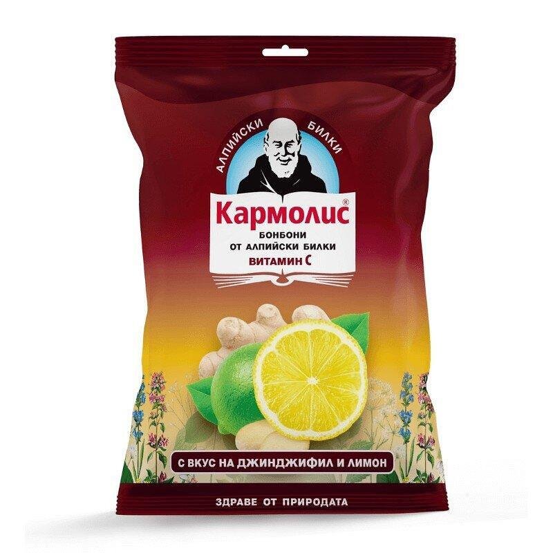 БОНБОНИ КАРМОЛИС С ЛИМОН И ДЖИНДЖИФИЛ 75ГР