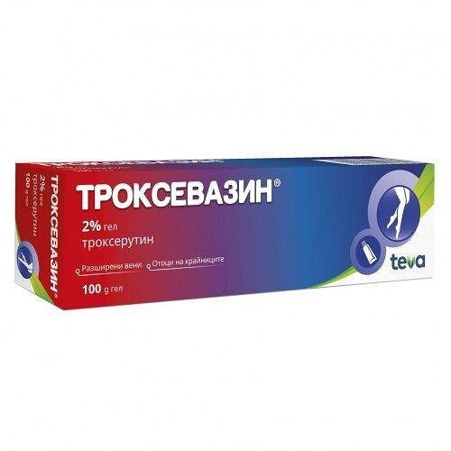ТРОКСЕВАЗИН ГЕЛ 2% 100 Г