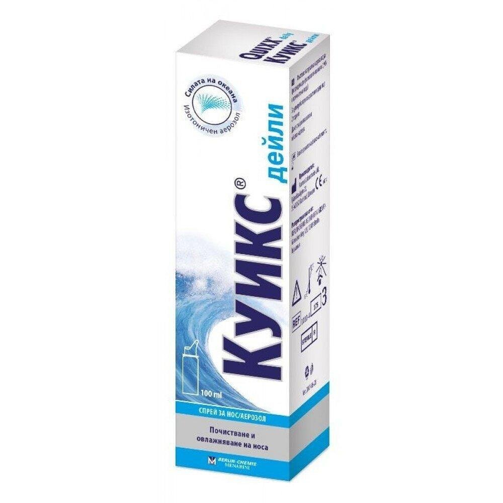 КУИКС ДЕЙЛИ СПРЕЙ ЗА НОС 0,9% 100 МЛ