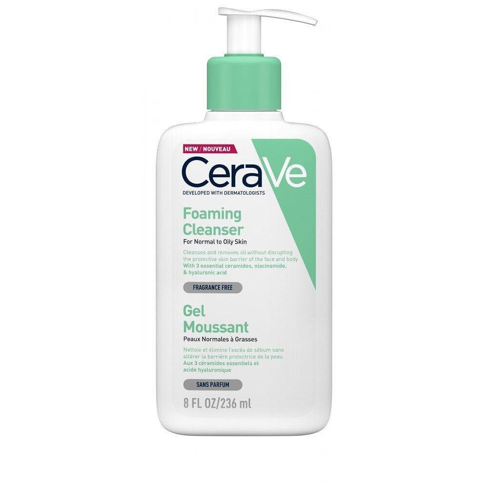 CERAVE ИЗМИВАЩА ГЕЛ ПЯНА,ЛИЦЕ И ТЯЛО 236 МЛ.