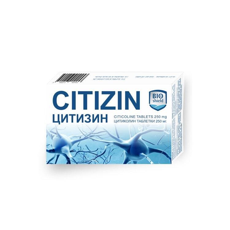 ЦИТИЗИН ТАБЛ. 250 МГ Х 30