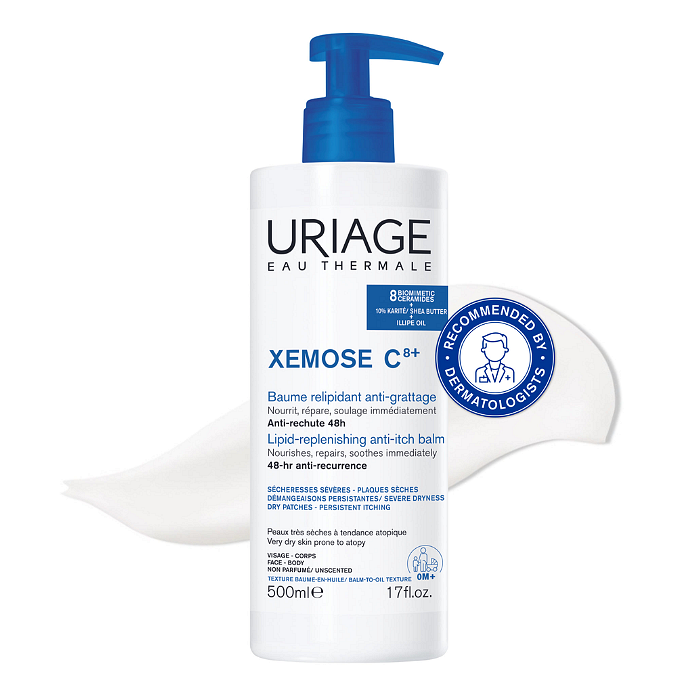 URIAGE XEMOSE C8+ BALM УСПОКОЯВАЩ БАЛСАМ ЗА СУХА И МНОГО СУХА КОЖА 500 МЛ