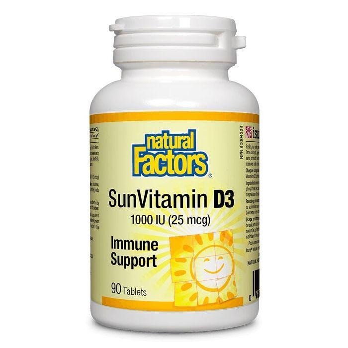 ВИТАМИН D3 КАПС. 1000 IU Х 90 Natural Factors