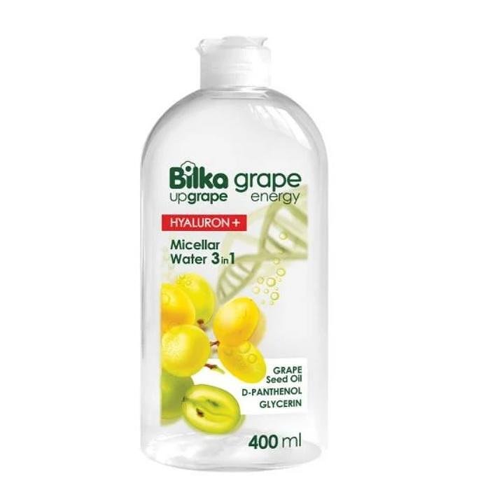 БИЛКА GRAPE ENERGY МИЦЕЛАРНА ВОДА 3 В 1 HYALURON+ 400 МЛ