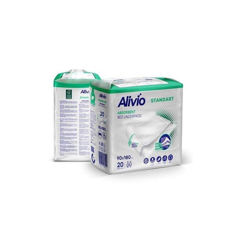 АЛИВИО СТАНДАРТ АБСОРБИРАЩИ ЧАРШАФИ 90/180СМ Х 20