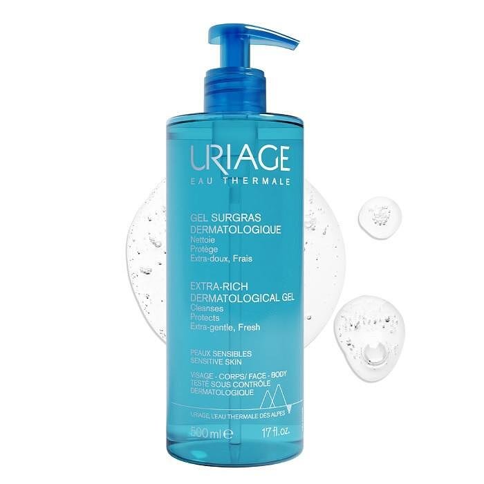 URIAGE GEL SURGRAS LIQUIDE БОГАТ ПОЧИСТВАЩ ДУШ-ГЕЛ 500 МЛ