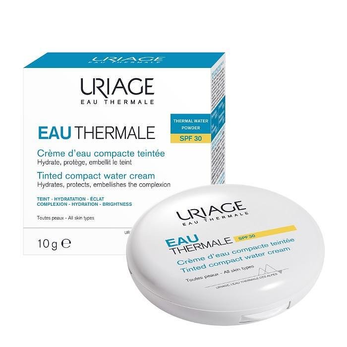 URIAGE EAU THERMALE ХИДРАТИРАЩА ТЕРМАЛНА КРЕМ-ПУДРА SPF30 10Г